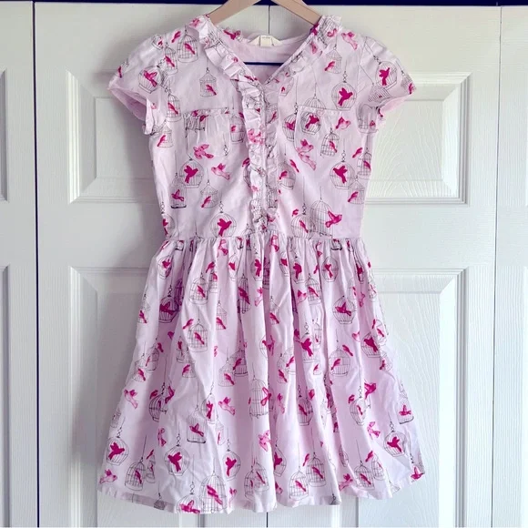 strapless open back dress 50s Polka Dot Dress Vintage Pink 60s Popover Top Suzy Perette Small to Extra Small VFG main image 0